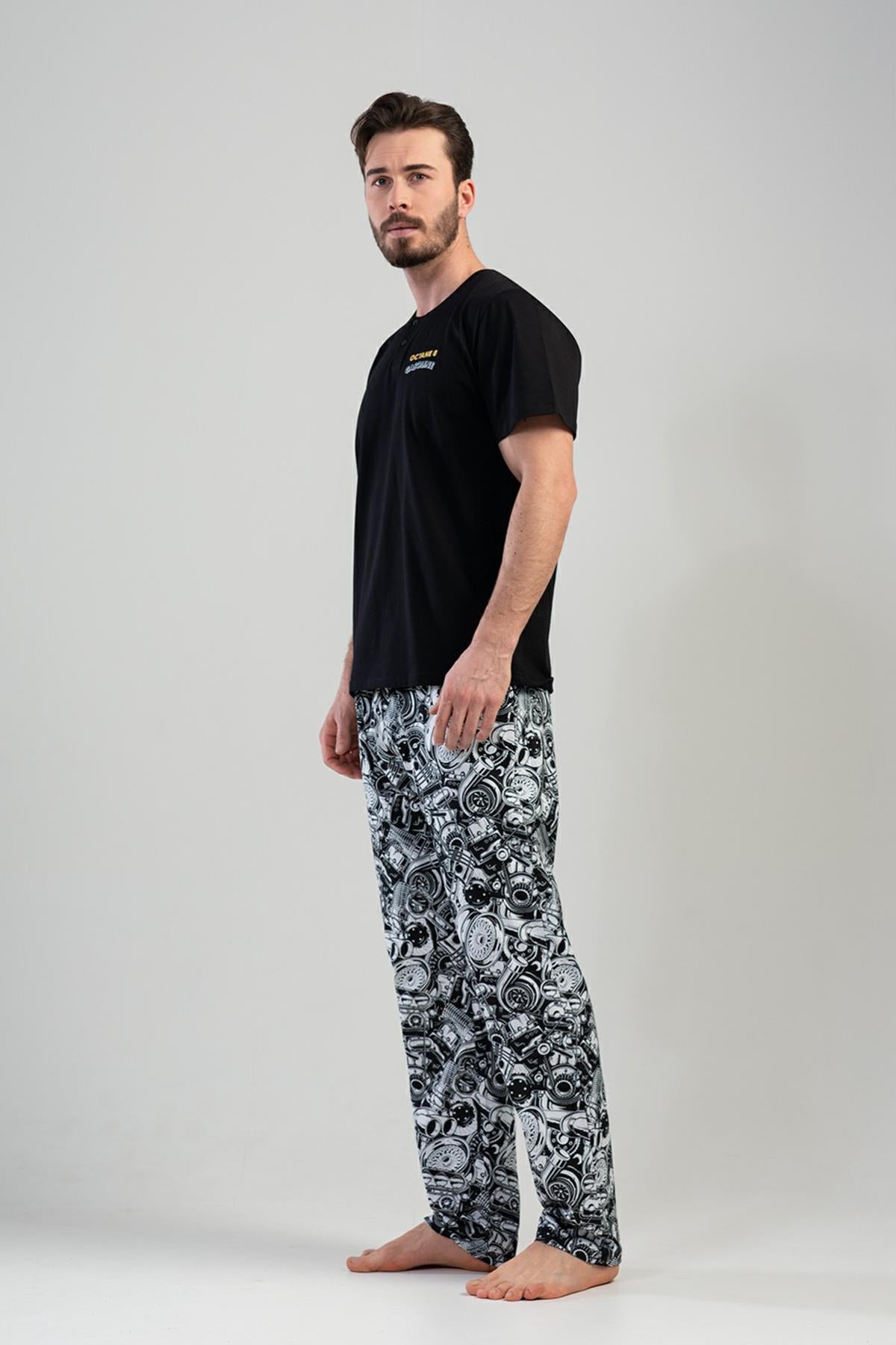 CEPLI ERKEK P.SUPREM PATLI KISA KOL PIJAMA TAKIM