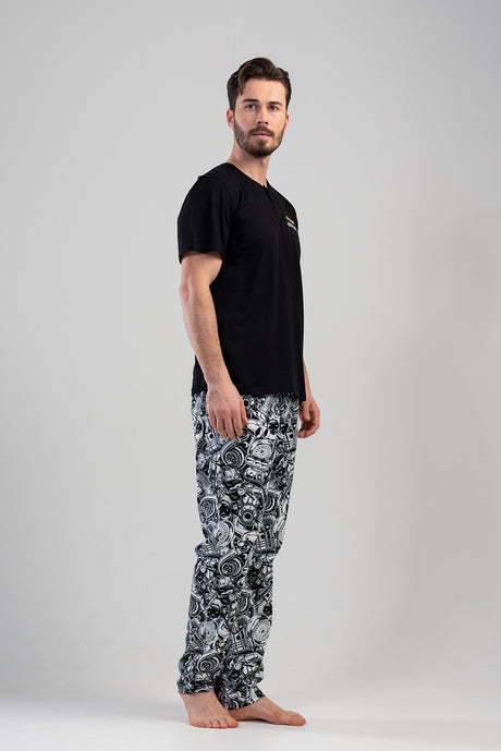 CEPLI ERKEK P.SUPREM PATLI KISA KOL PIJAMA TAKIM