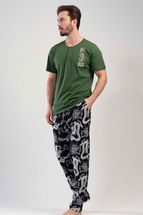 CEPLI ERKEK P.SUPREM PATLI KISA KOL PIJAMA TAKIM