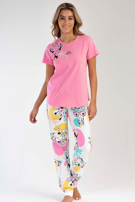 KADIN P.SUPREM O YAKA KISA KOL ETEGI OVAL PIJAMA TK