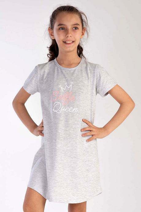 KIZ COCUK P.SUPREM O YAKA KISA KOL ETEGI OVAL TUNIK(3-4/9-10)