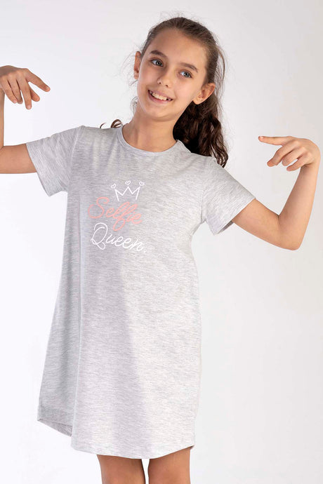 KIZ COCUK P.SUPREM O YAKA KISA KOL ETEGI OVAL TUNIK(3-4/9-10)