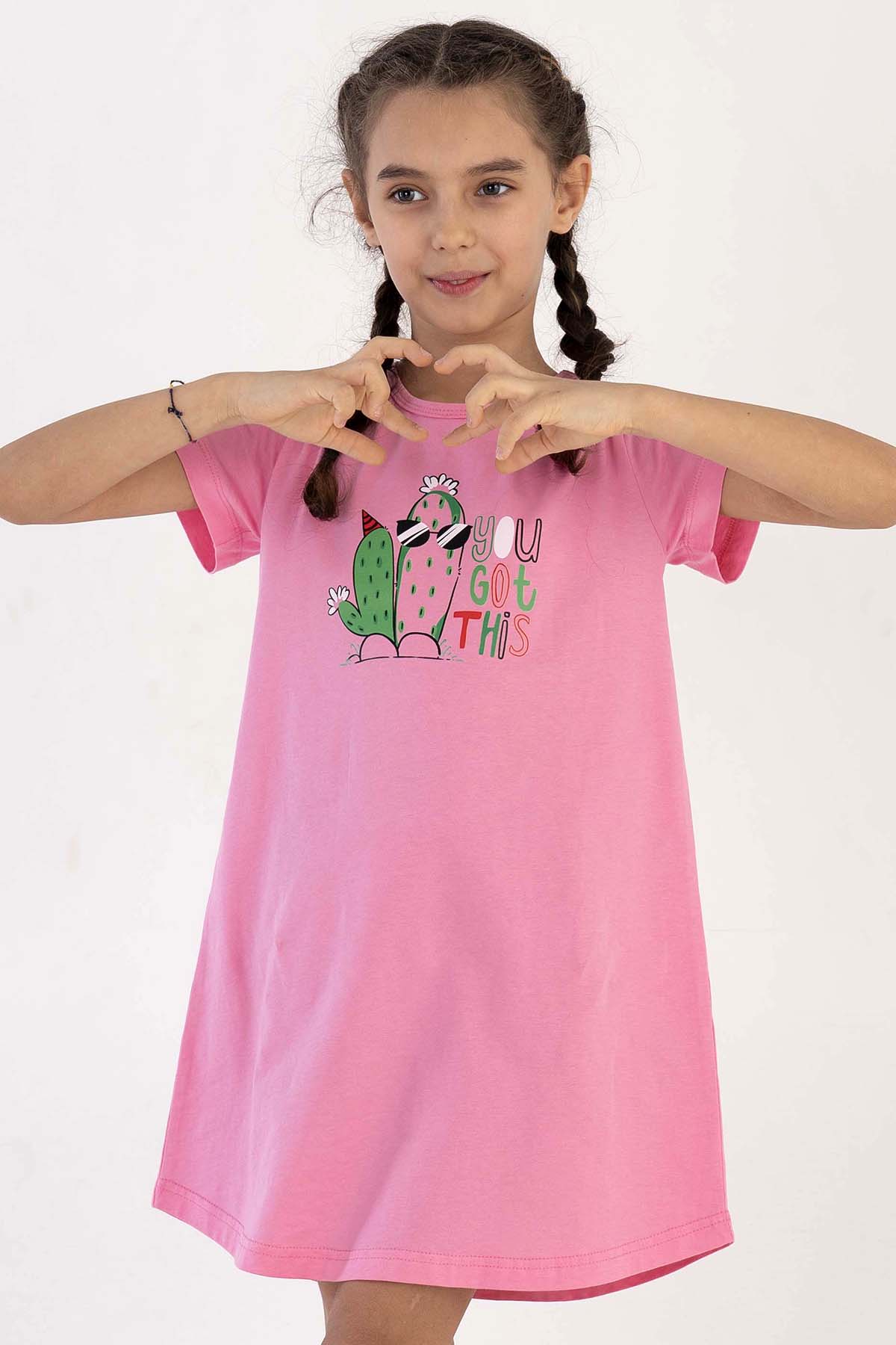KIZ COCUK P.SUPREM O YAKA KISA KOL ETEGI OVAL TUNIK(3-4/9-10)