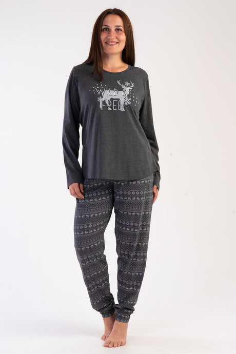 Woman Supreme Big Size Jeda Pyjama Set