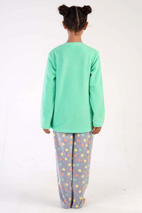 KIZ COCUK POLAR UZUN KOL PIJAMA TAKIM(7-8/13-14)