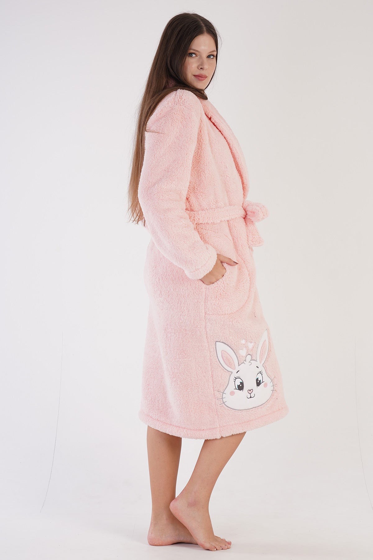 Woman Rubby Welsoft Dressing Gown