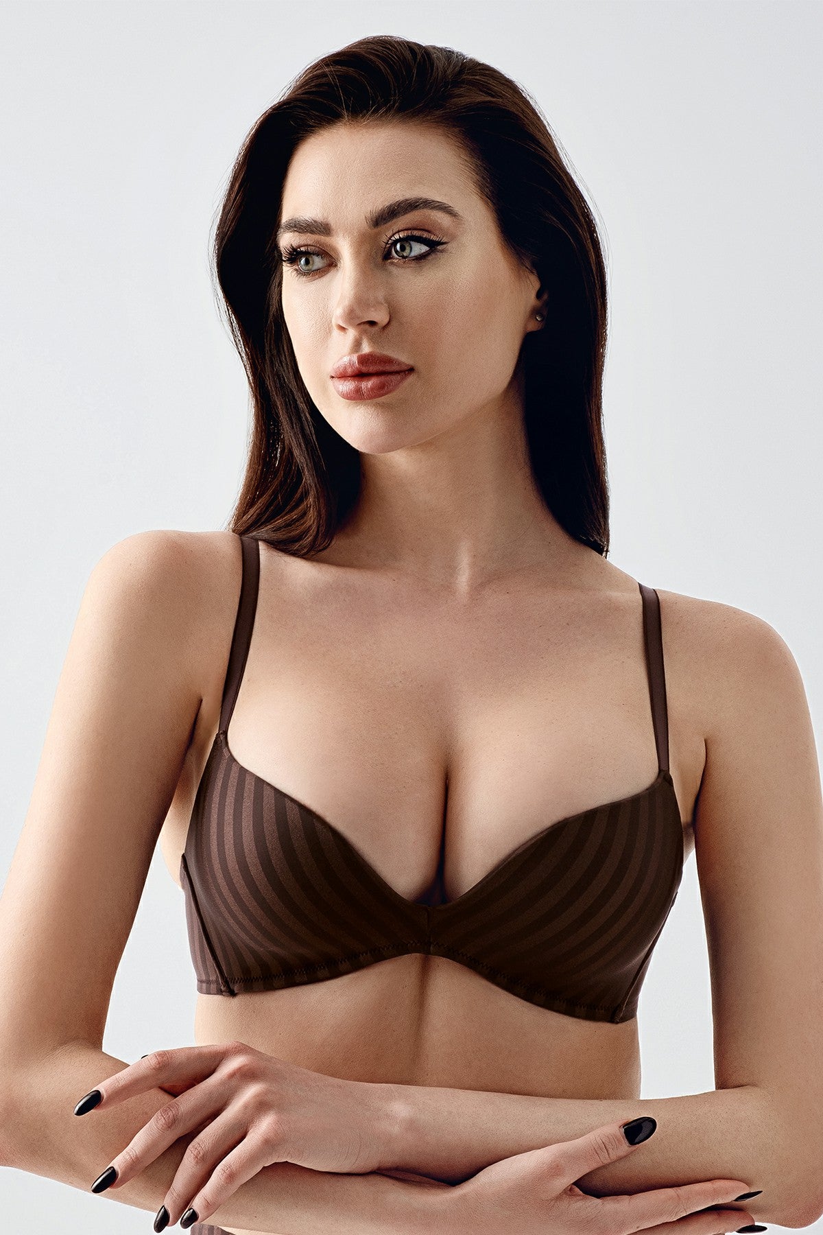 1792-Desteksiz B Cup Desenli Sütyen (2 Li Askılı Pk) 331792