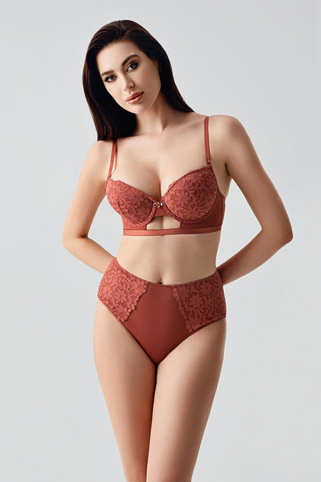 4159- B Cup Desteksiz Sütyen Külot Takım (Kutulu) 334159