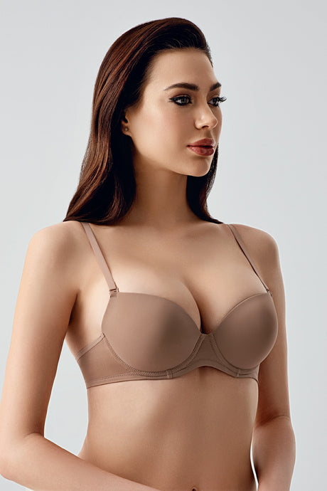 7025-Desteksiz B Cup Basic Sütyen (Kutulu)