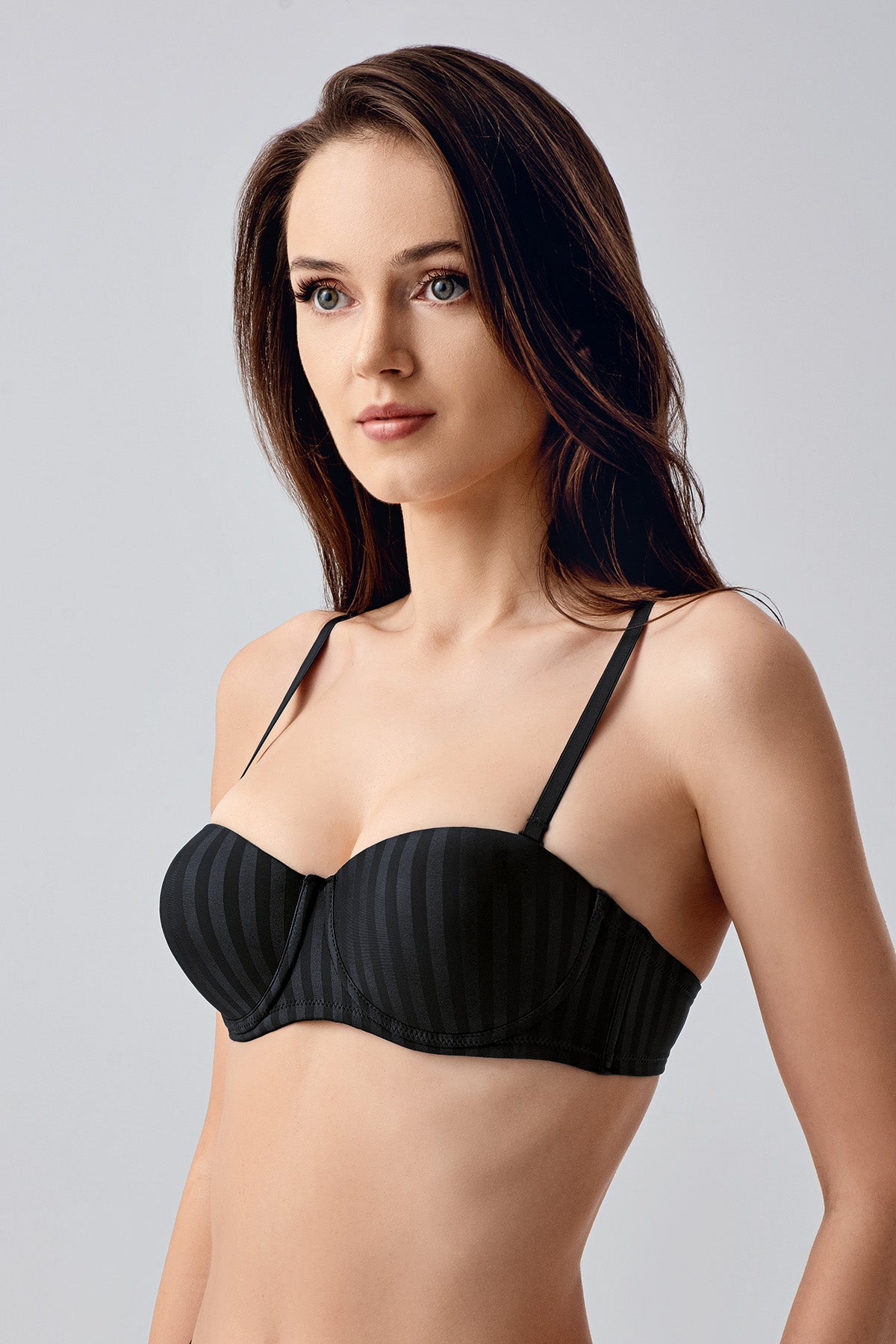 7056-Destekli B Cup Desenli Sütyen (2 Li Askılı Pk)