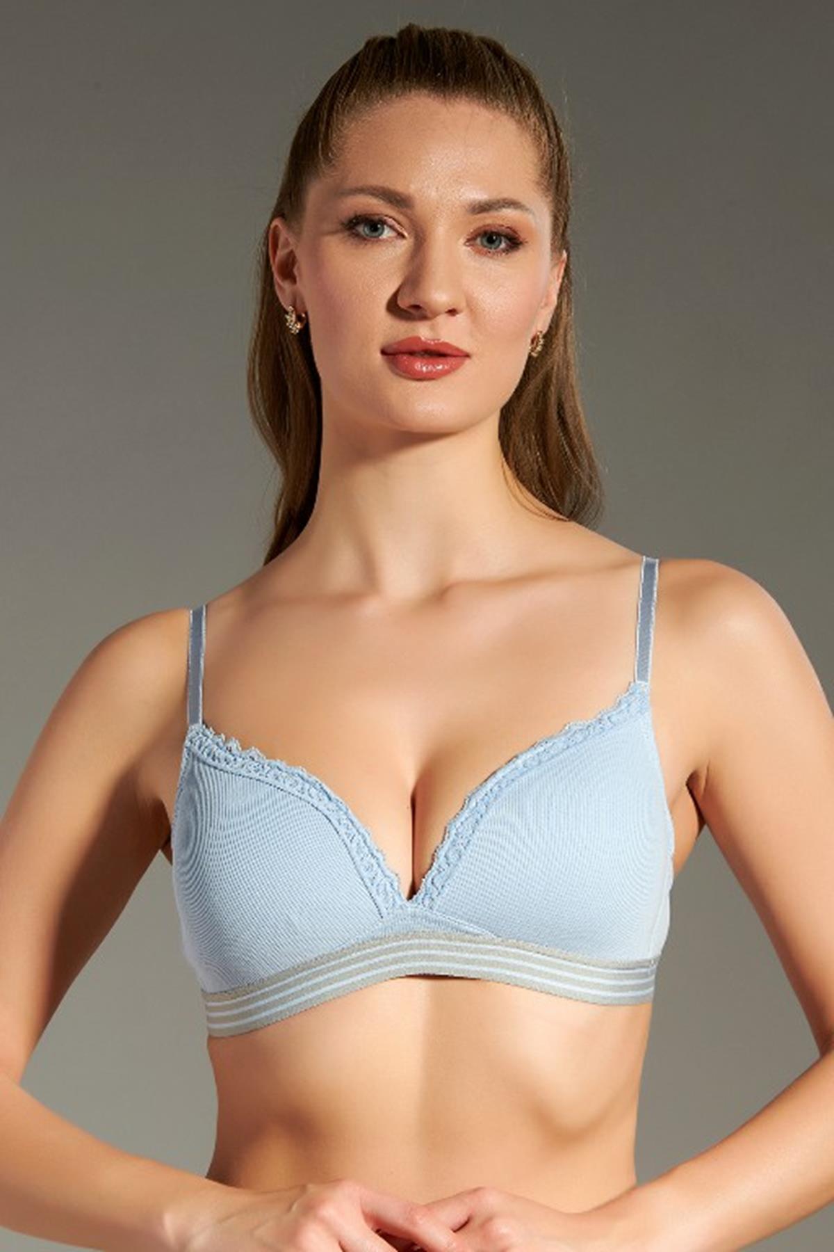 8132-Desteksiz B Cup First Bra Sütyen (2 Li Askılı Pk)