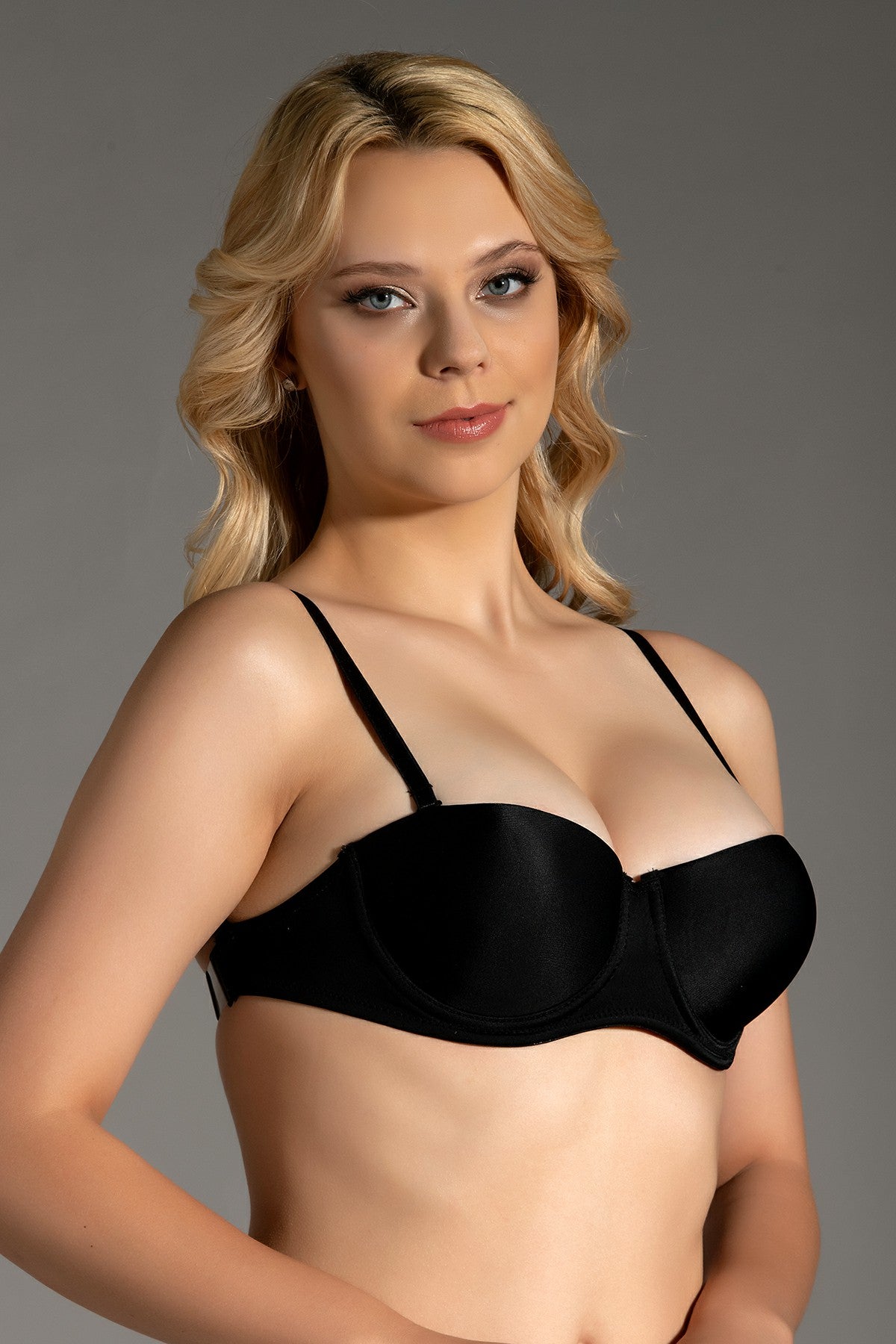 8315- B Cup Sırtı Şeffaf Sütyen (2 Li Askılı Pk)
