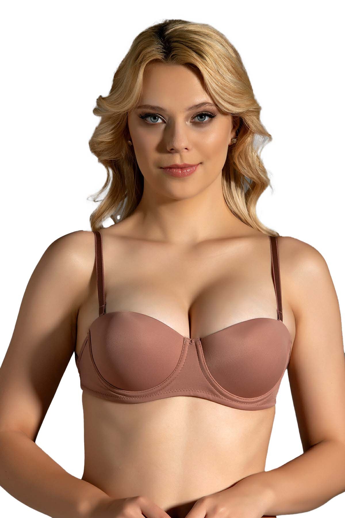 8315- B Cup Sırtı Şeffaf Sütyen (2 Li Askılı Pk) 338315