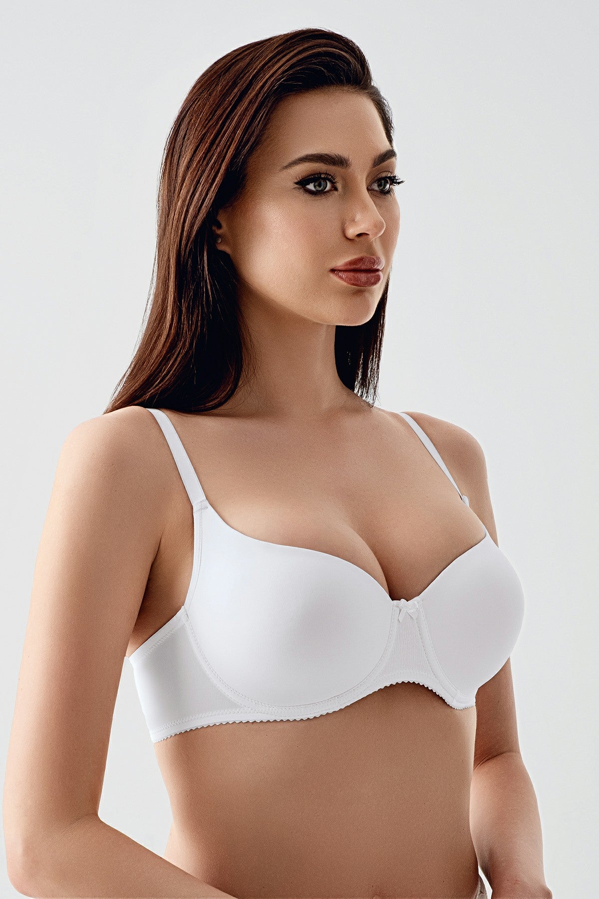 7110-Desteksiz C Cup Big Size Sütyen (2 Li Askılı Pk)