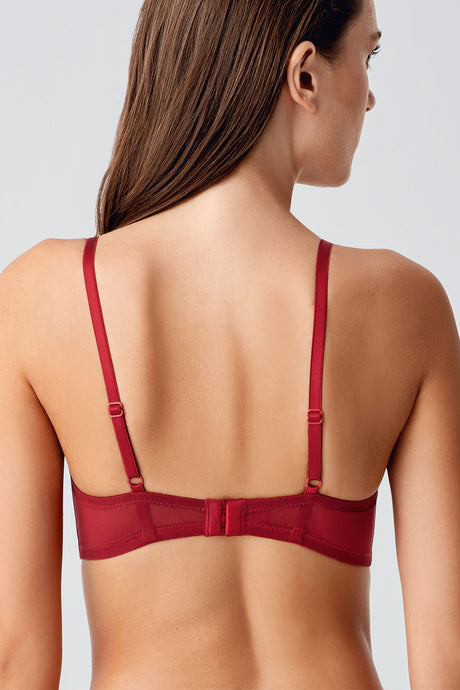 8380-Desteksiz C Cup Dantelli Sütyen (2 Li Askılı Pk)