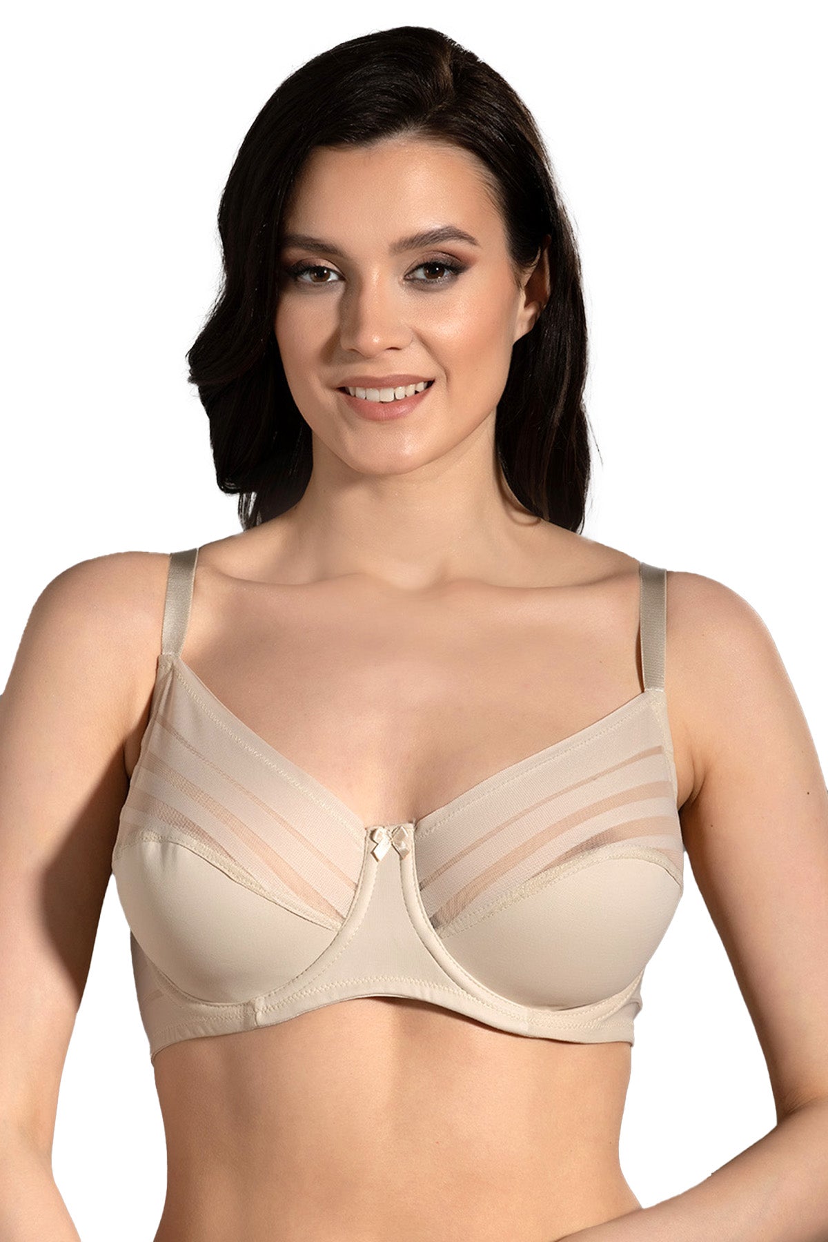 8070-Balenli D Cup Toparlayıcı Sütyen (2 Li Askılı Pk) 358070