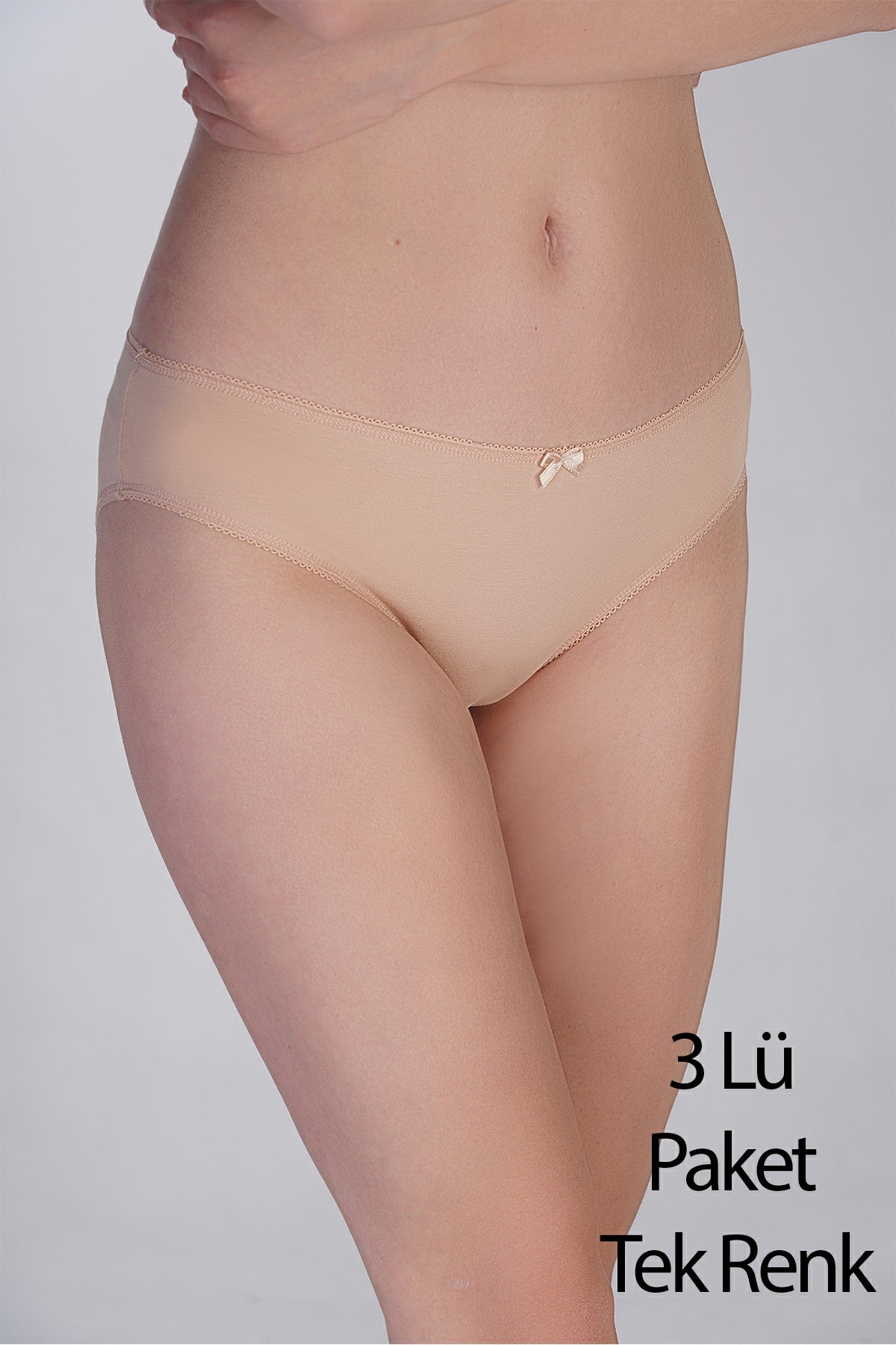 5001-Bikini Penye 3 lü Külot (Kutulu) 365001