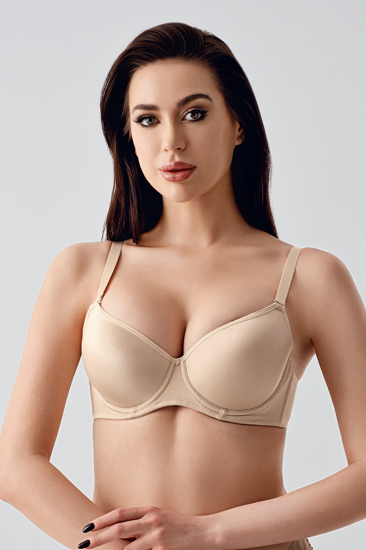 7900-Desteksiz E Cup Big Size Sütyen (2 Li Askılı Pk) 377900