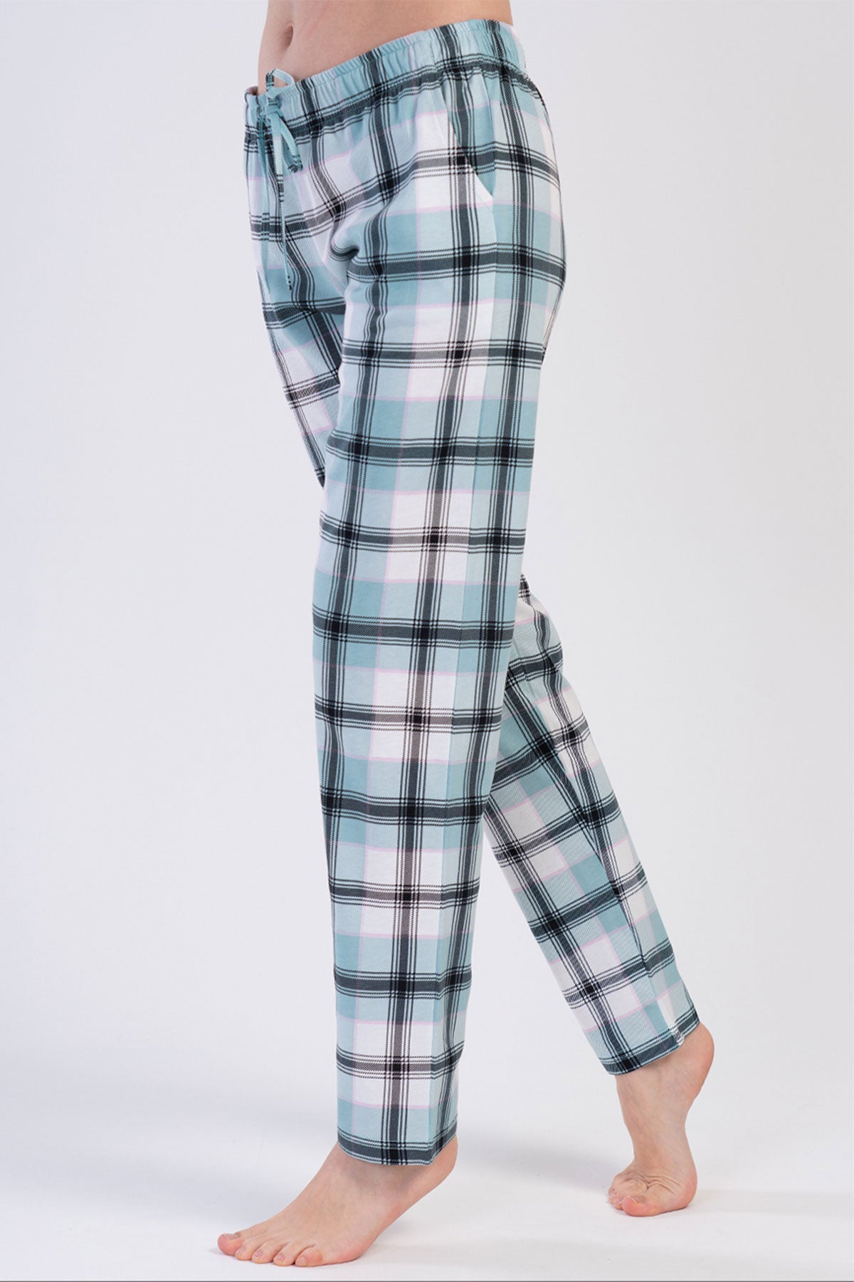 KADIN P.SUPREM CEPLI TEK ALT PIJAMA