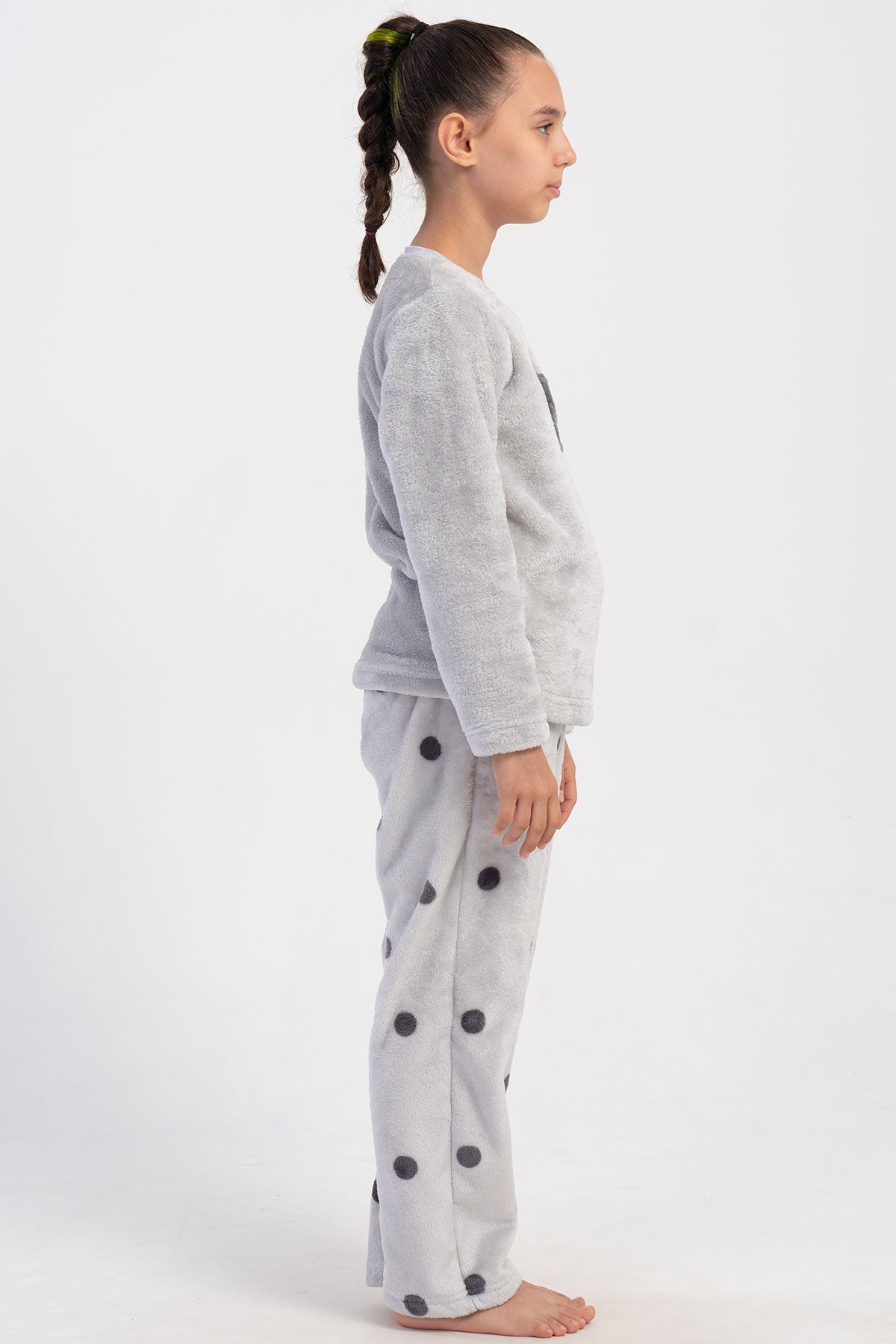 KIZ COCUK SOFT O YAKA UZUN KOL ETEGI OVAL CEPLI PIJAMA TAKIM(7-8/15-16)