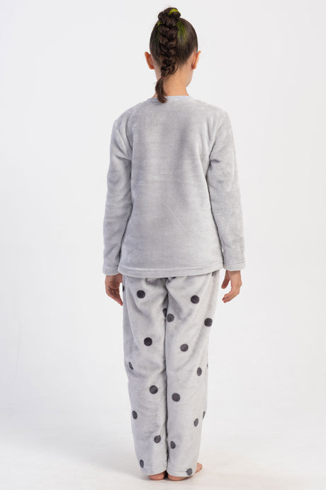 KIZ COCUK SOFT O YAKA UZUN KOL ETEGI OVAL CEPLI PIJAMA TAKIM(7-8/15-16)