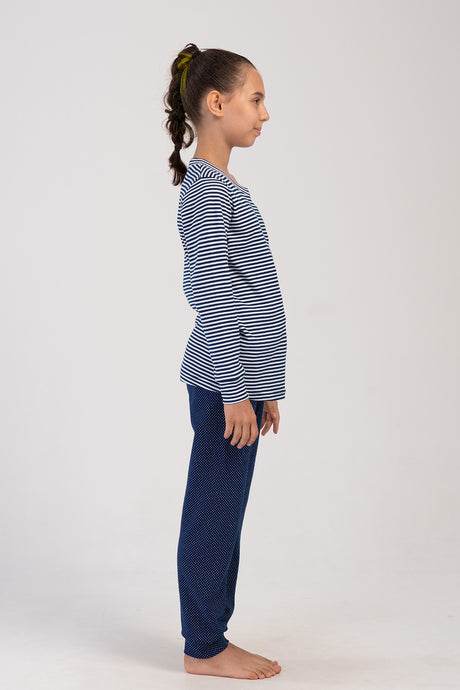 Kids' Girl Interlock Banny Pyjama Set