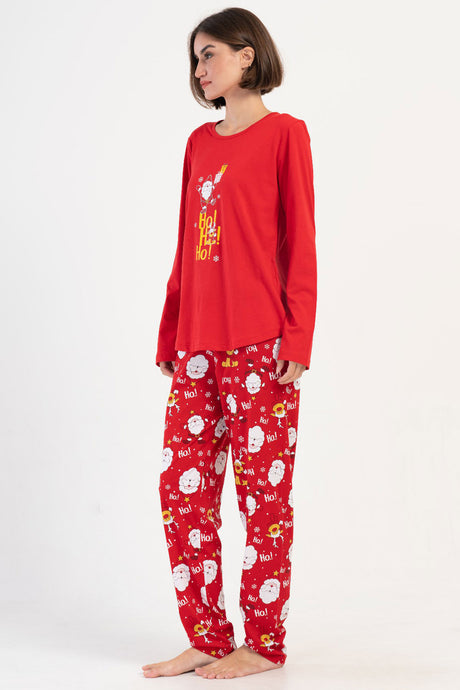 KADIN P.SUPREM XXL O YAKA UZUN KOL ETEGI OVAL PIJAMA TAKIM