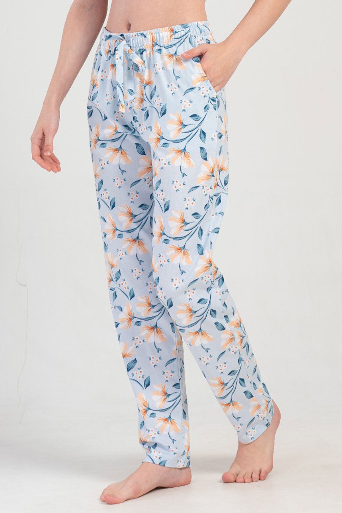 KADIN P.SUPREM CEPLI TEK ALT PIJAMA