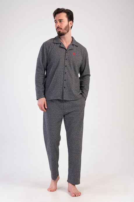 Man Jacquard Interlock Sulía Pyjama Set