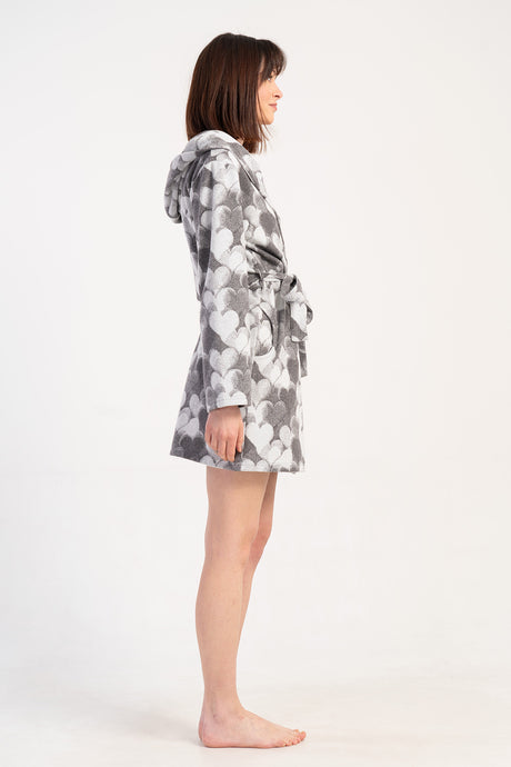 Woman Jacquard Interlock Yeha Dressing Gown