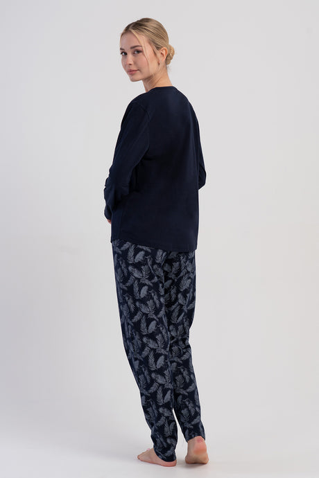 Woman Supreme Big Size V Neck Olla Pyjama Set