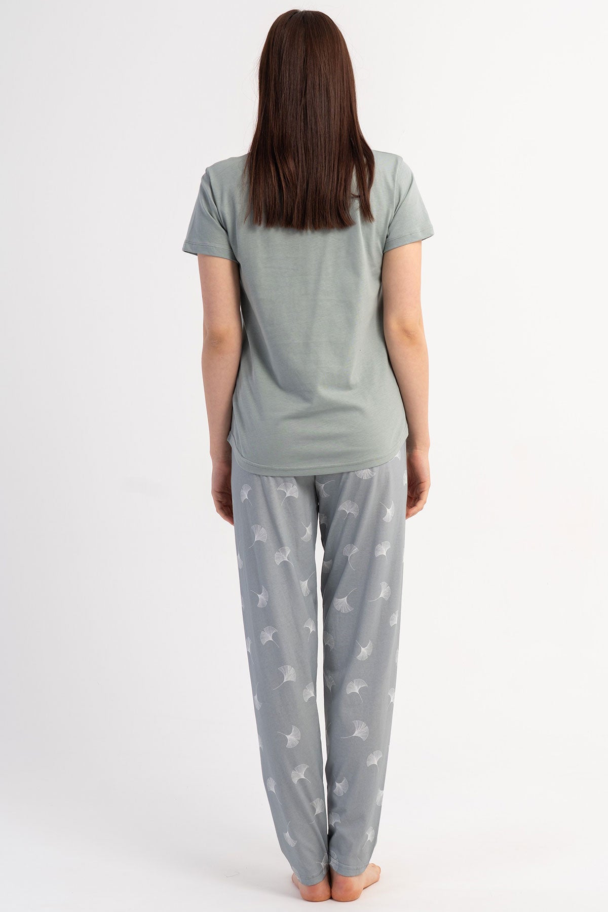 KADIN P.SUPREM O YAKA KISA KOL ETEGI OVAL PIJAMA TAKIM