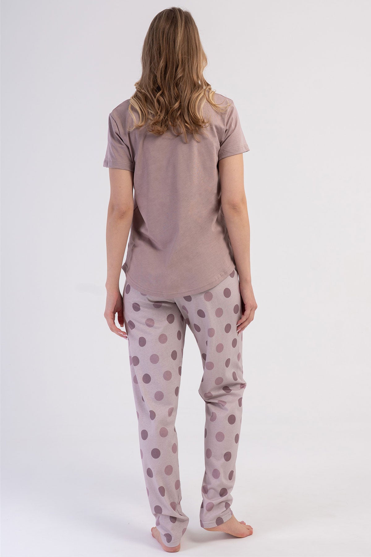 KADIN P.SUPREM O YAKA KISA KOL ETEGI OVAL PIJAMA TAKIM