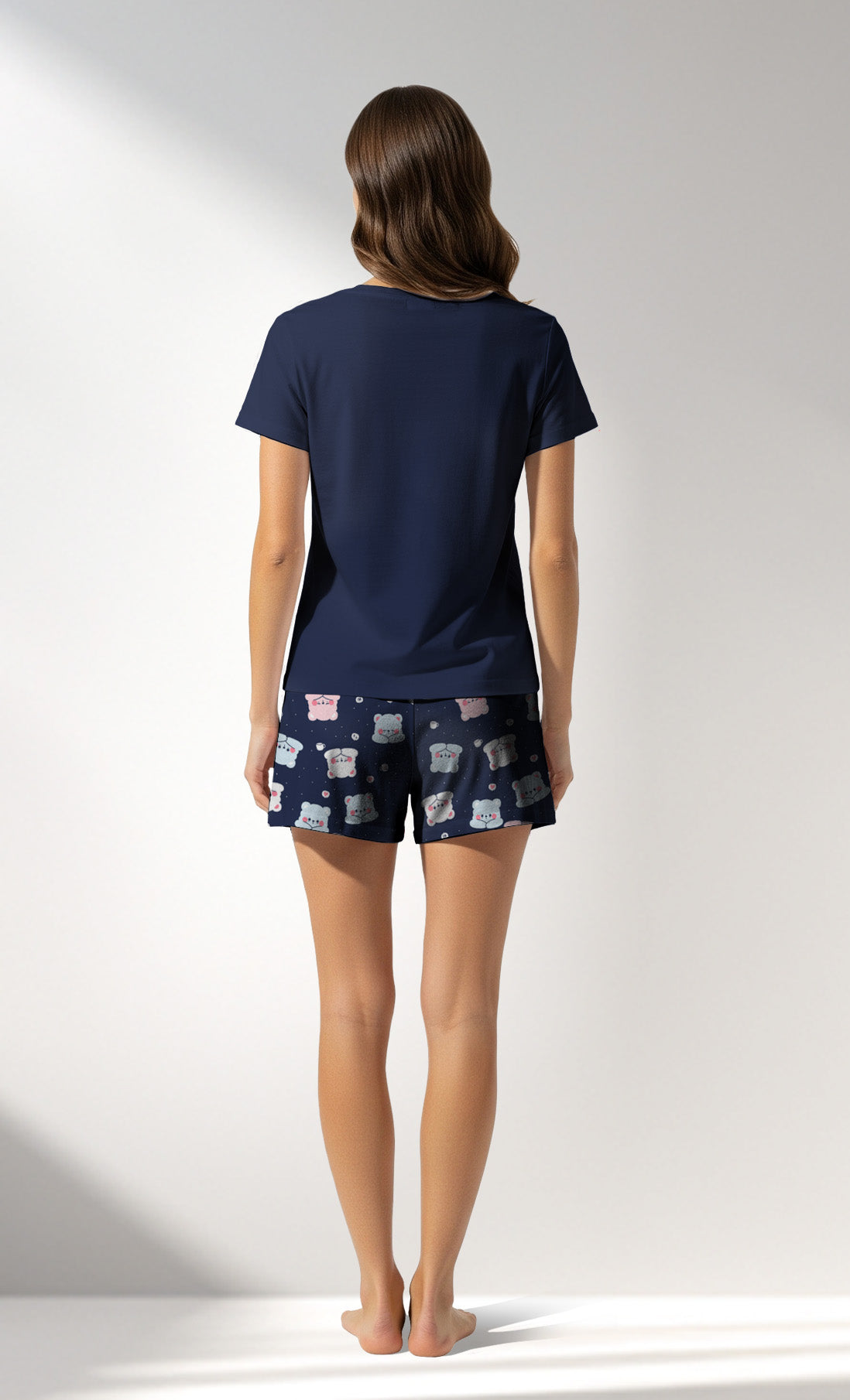 Woman Supreme MidnightBear Short Set - A-19-3925 - Image 3