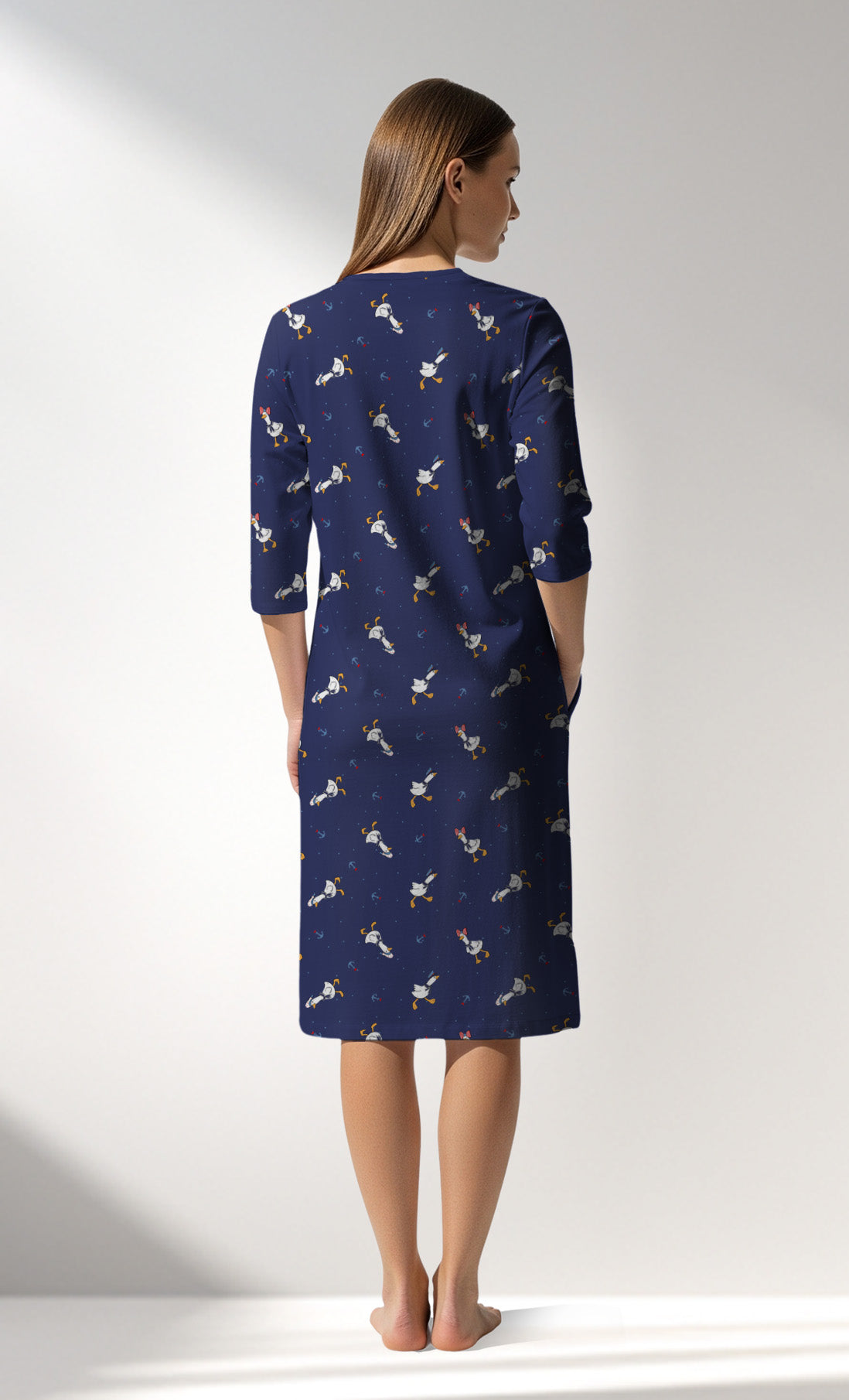 Woman Supreme GooseMarine Home Dress - ROTASYON - Image 3