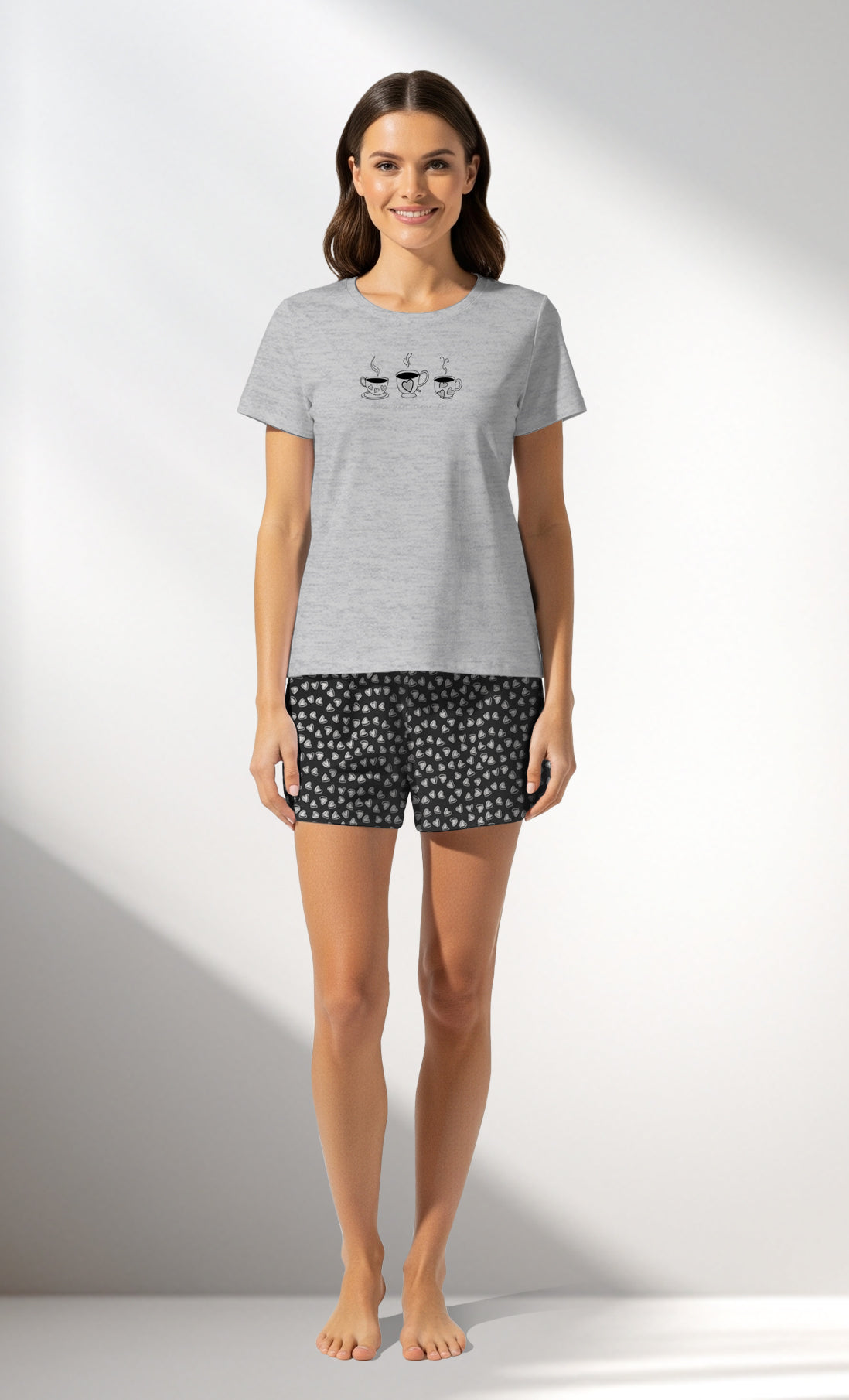Woman Supreme TinyHearts Short Set - B-EG-0 - Image 1