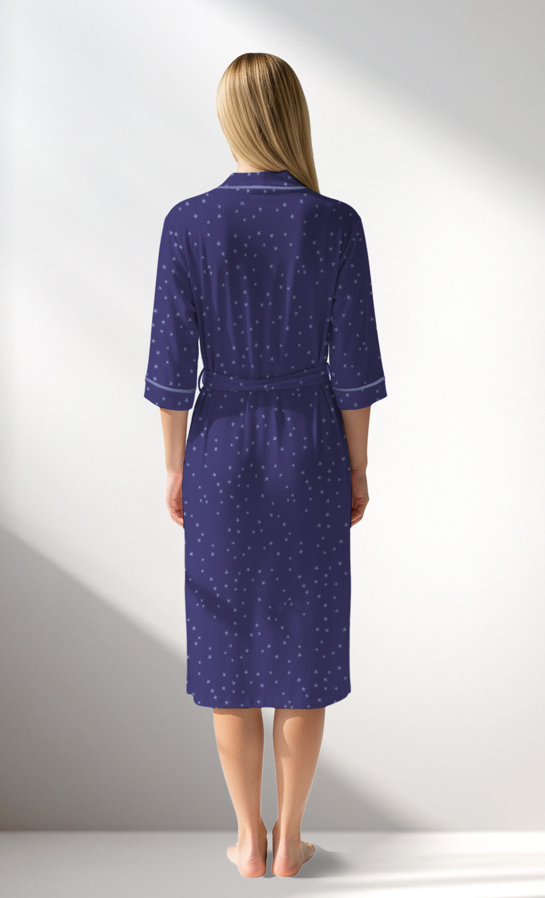 Woman Supreme PurpleStar Dressing Gown - ROTASYON - Image 3