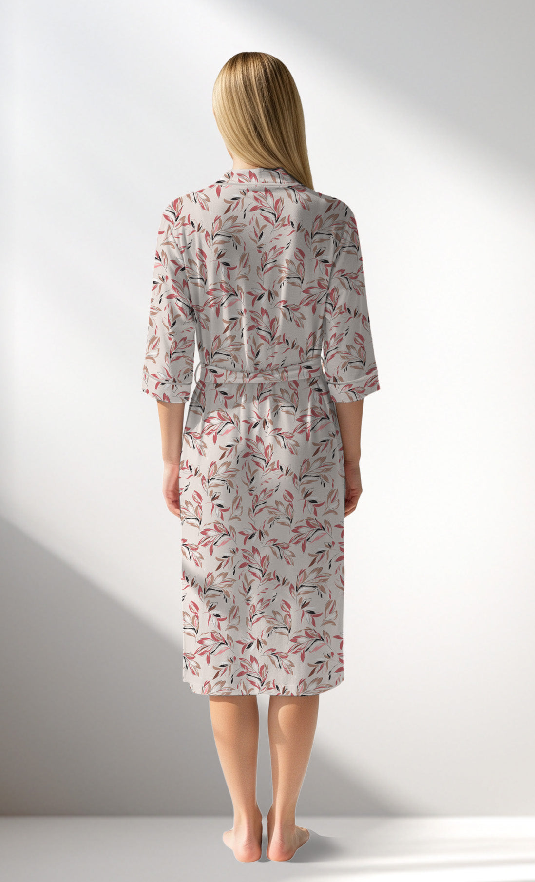 Woman Supreme ElegantLeav Dressing Gown - ROTASYON - Image 3