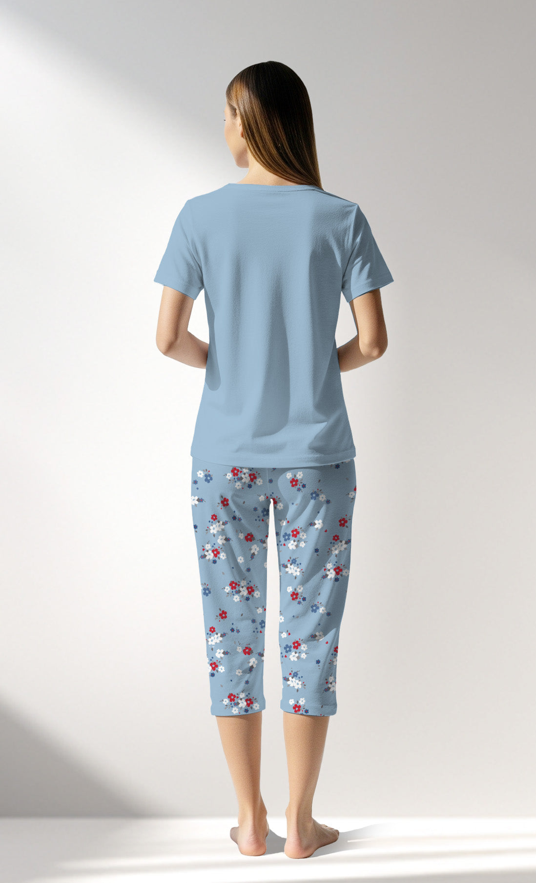Woman Supreme Cherish Capri Set - B-19-4037 - Image 3