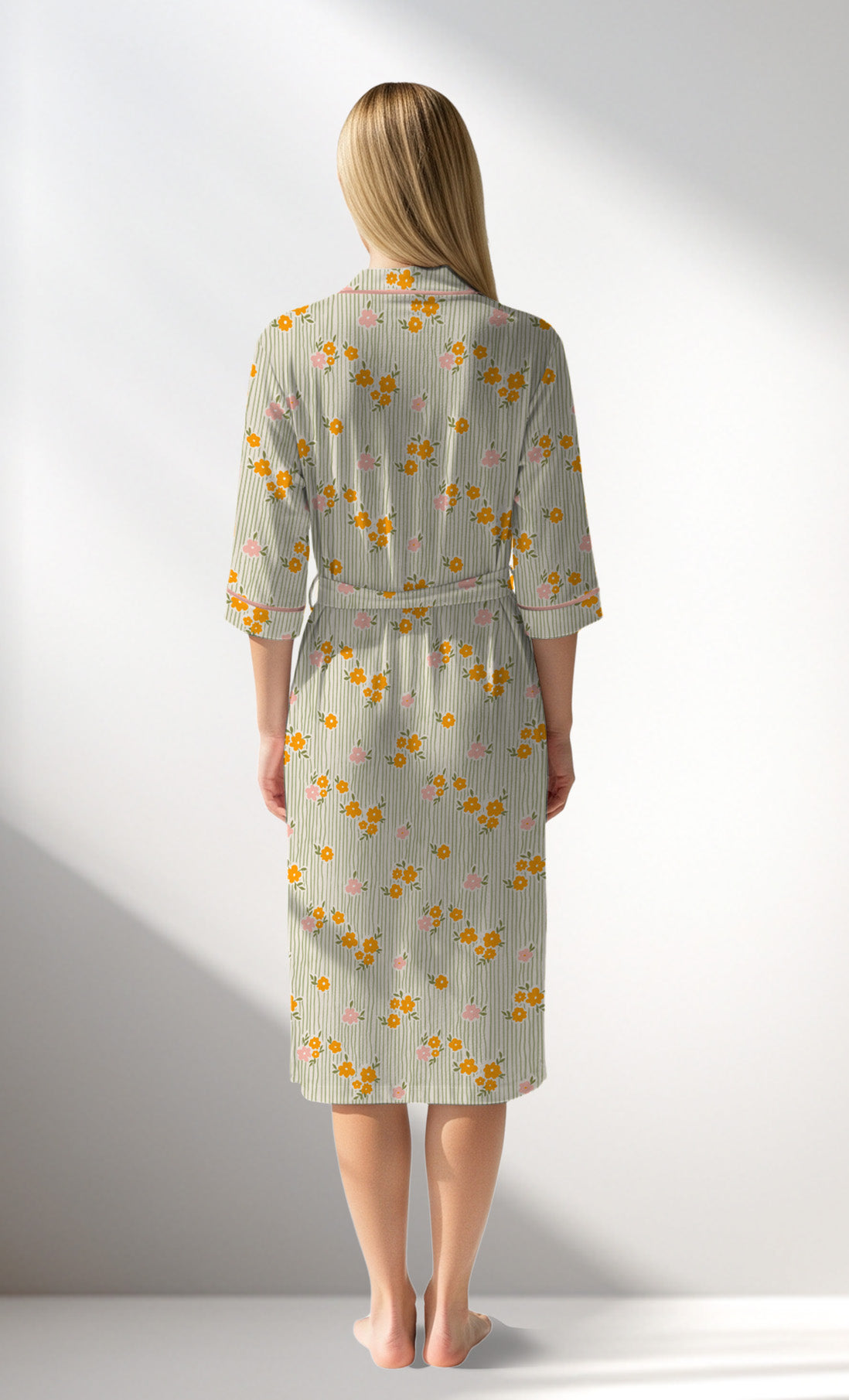 Woman Supreme GreenGarden Dressing Gown - ROTASYON - Image 3