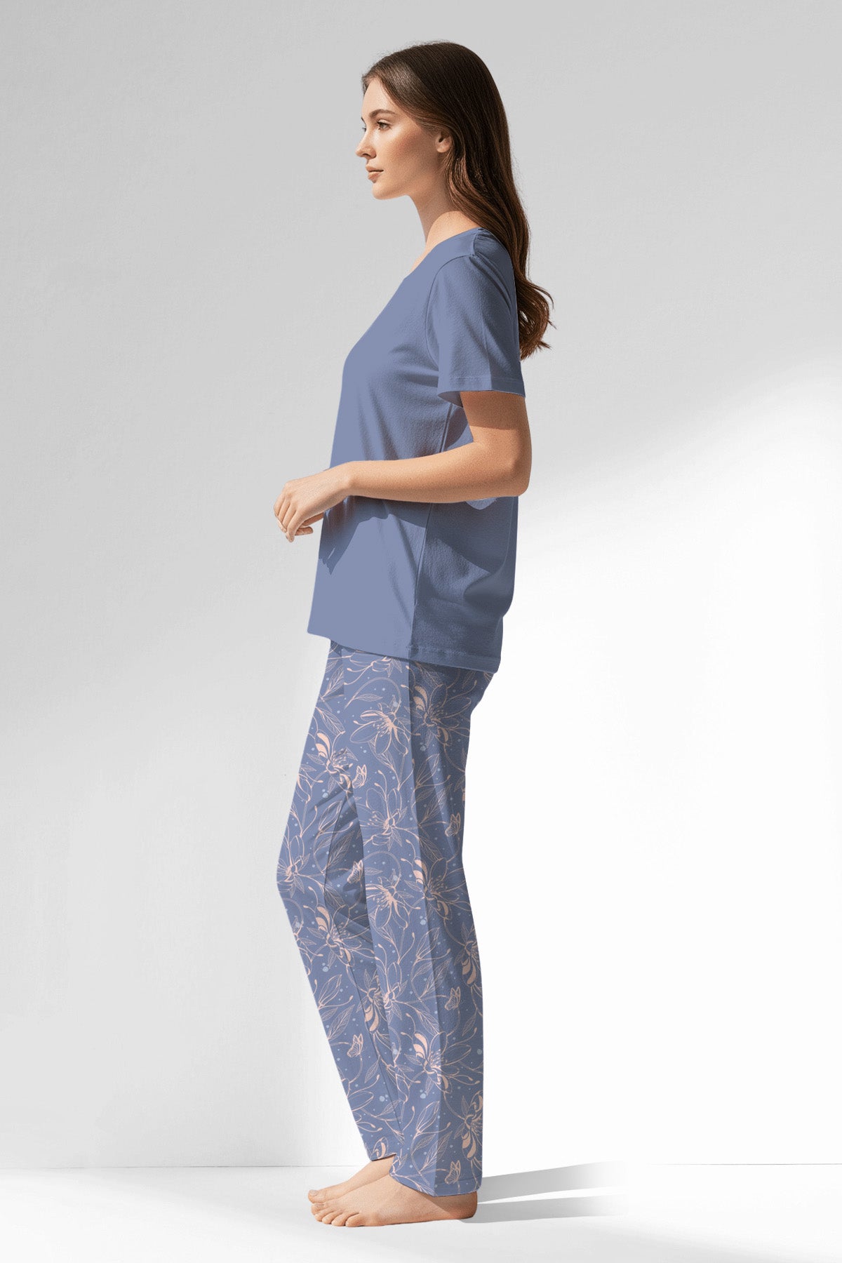 Woman Polyviscon Aurella Pyjama Set - B-MOR - Image 2
