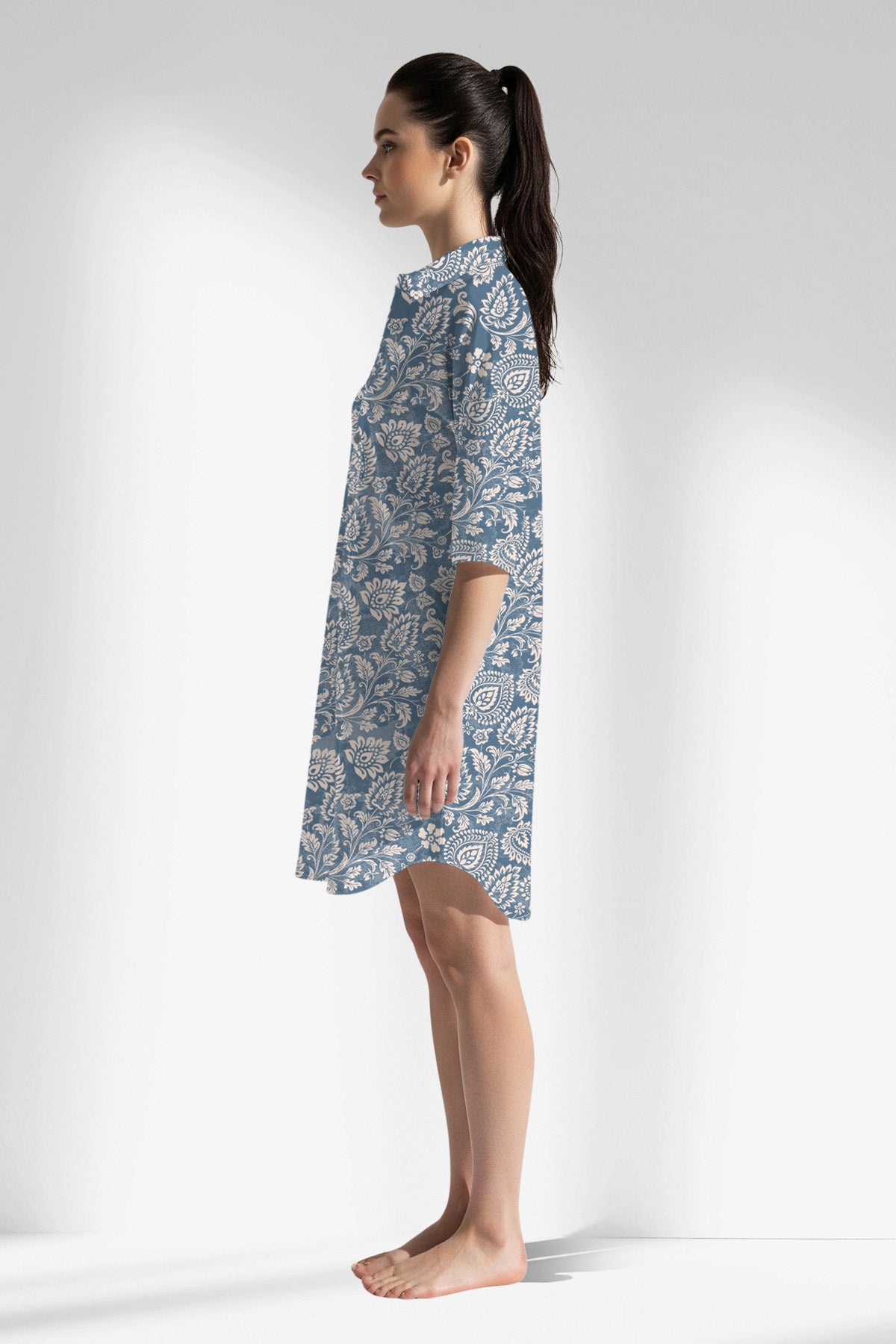 Woman Polyviscon Edelia Shirt Tunic - ROTASYON - Image 2