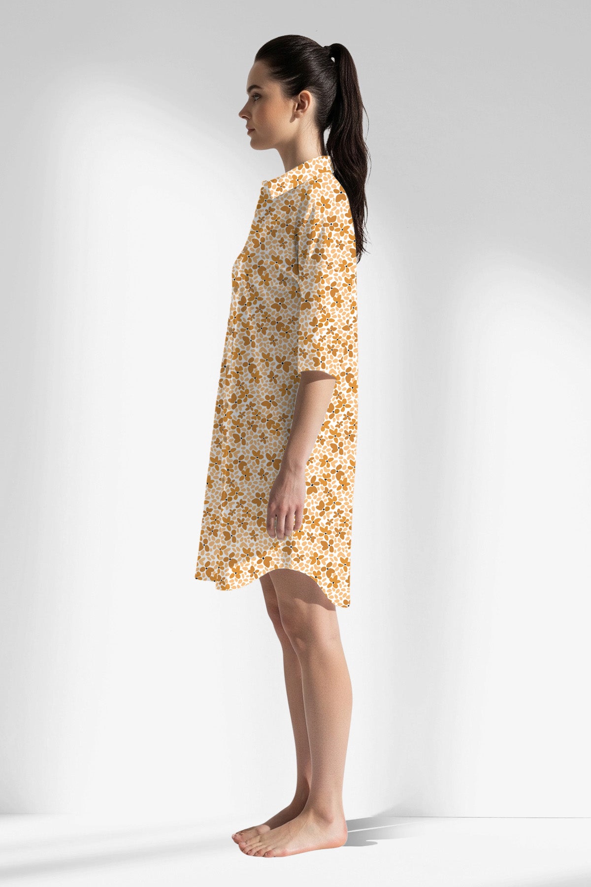 Woman Polyviscon Mellow Shirt Tunic - ROTASYON - Image 2