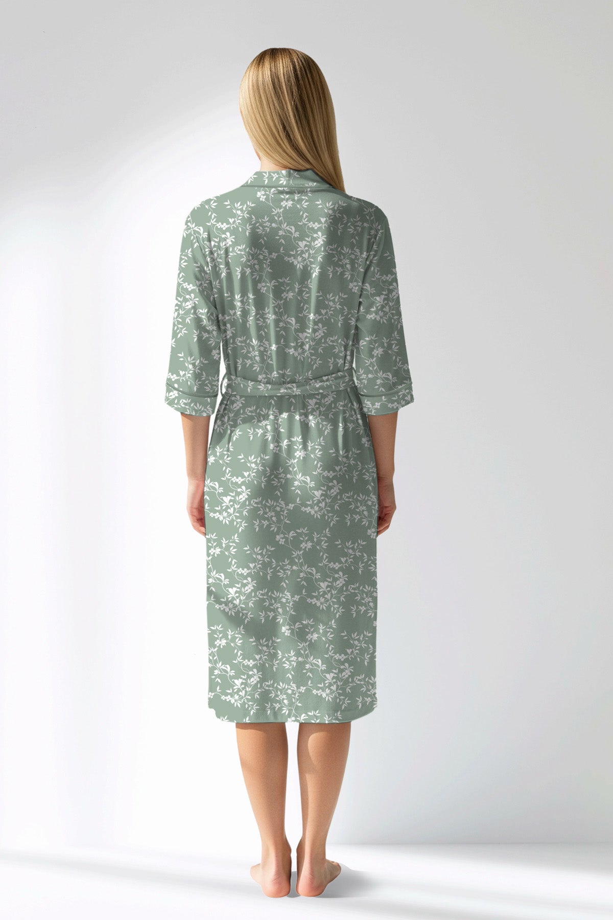 Woman Polyviscon GreenDay Dressing Gown - ROTASYON - Image 3
