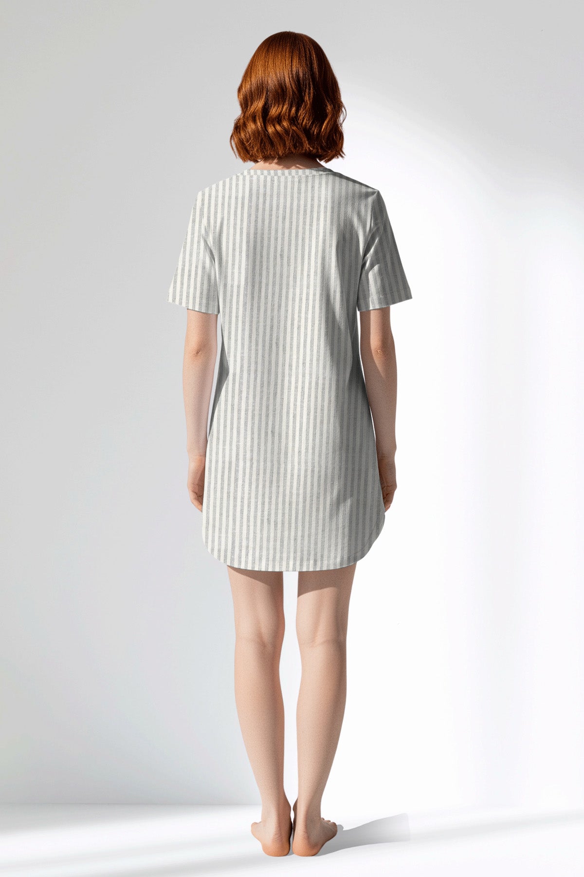 Woman Polyviscon InkWave Pocket Detail Tunic - ROTASYON - Image 3