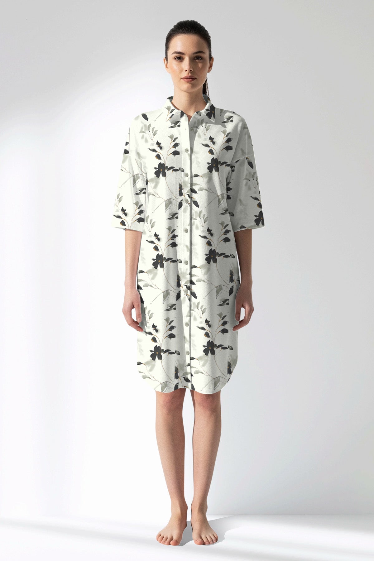 Woman Polyviscon Armonelle Shirt Tunic - ROTASYON - Image 1