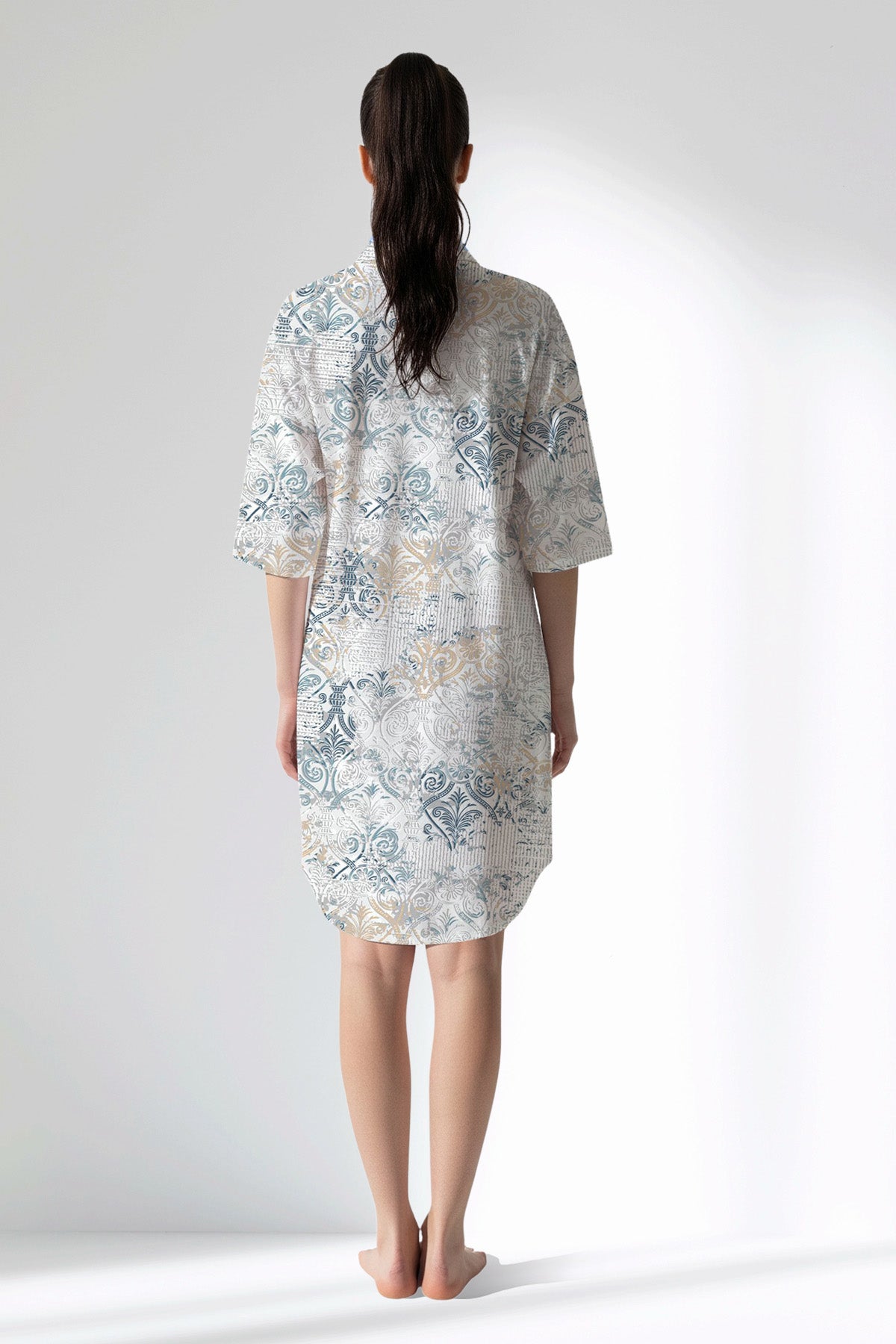 Woman Polyviscon Livora Shirt Tunic - ROTASYON - Image 3