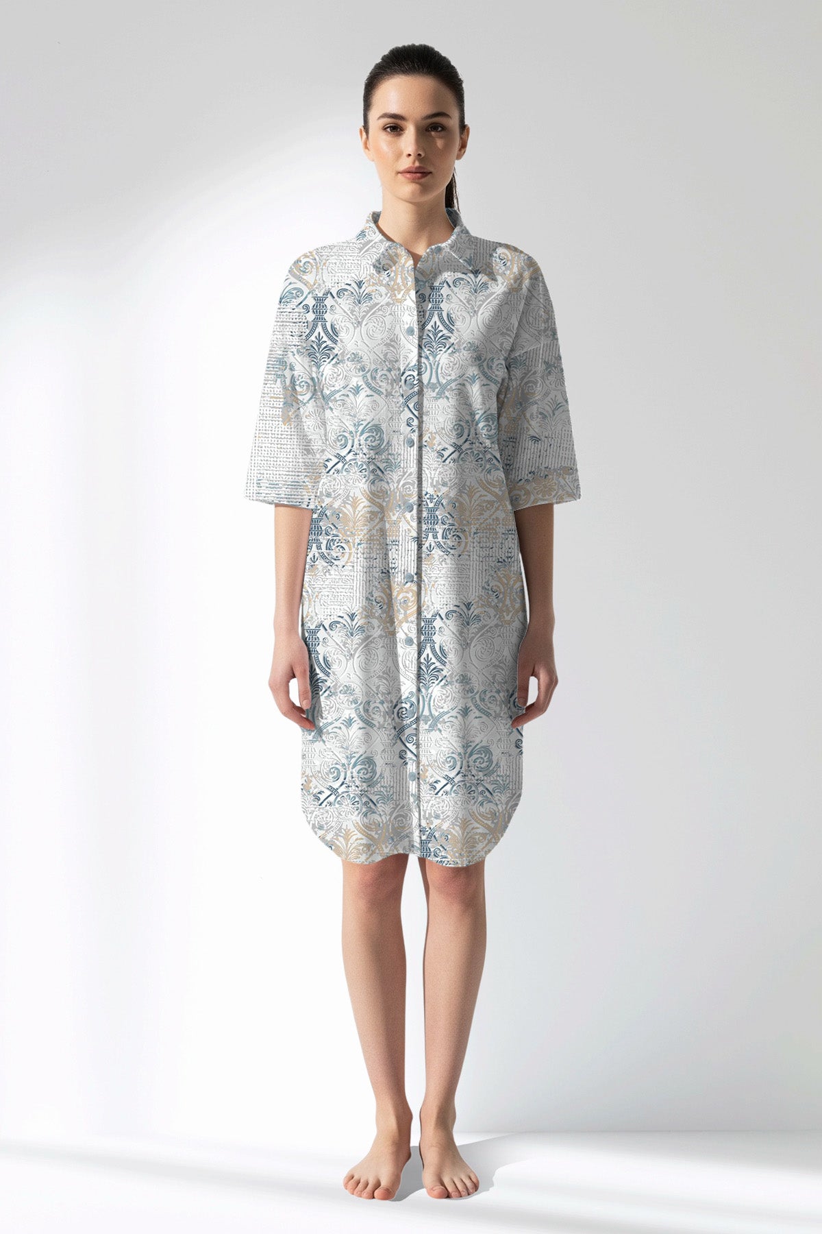 Woman Polyviscon Livora Shirt Tunic - ROTASYON - Image 1