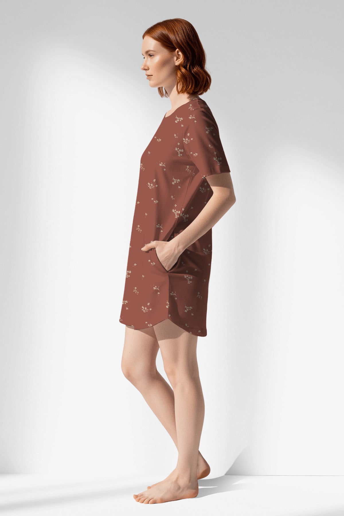 Woman Polyviscon Rosinia Pocket Detail Tunic - ROTASYON - Image 2