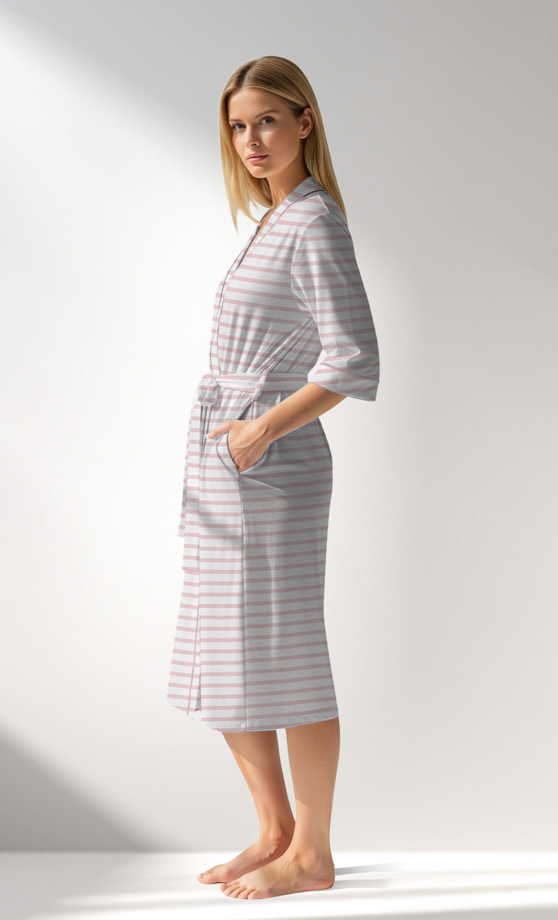 Woman Supreme Pinkyhugs Dressing Gown - ROTASYON - Image 2